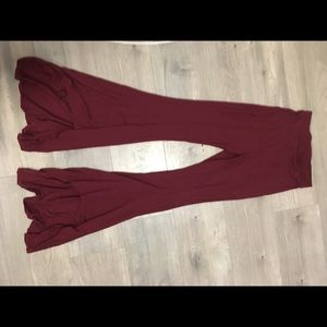 Flare pants, red, size small/Long